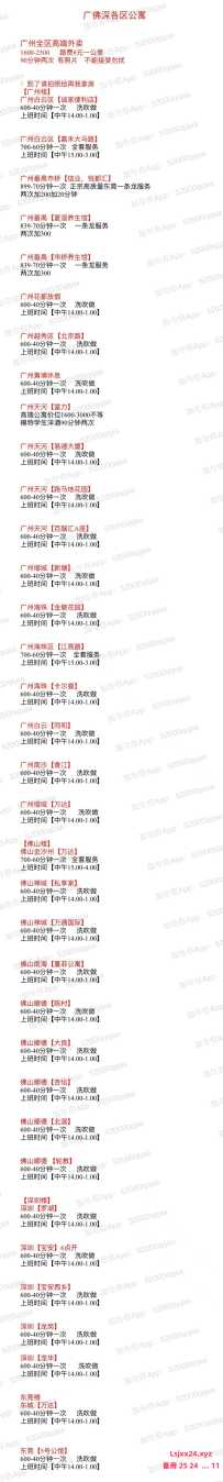 广佛深莞各区4-5-公寓会所